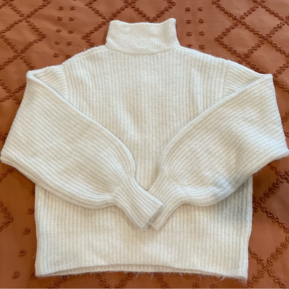 Sezane Cream Sweater - Picture 3 of 5